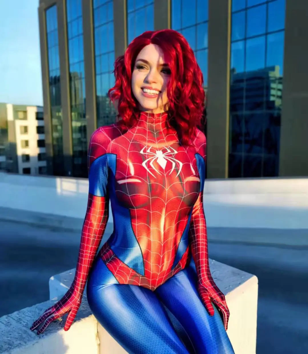Spider-Man Black Leather Lined Suit Women Sexy - Image 2