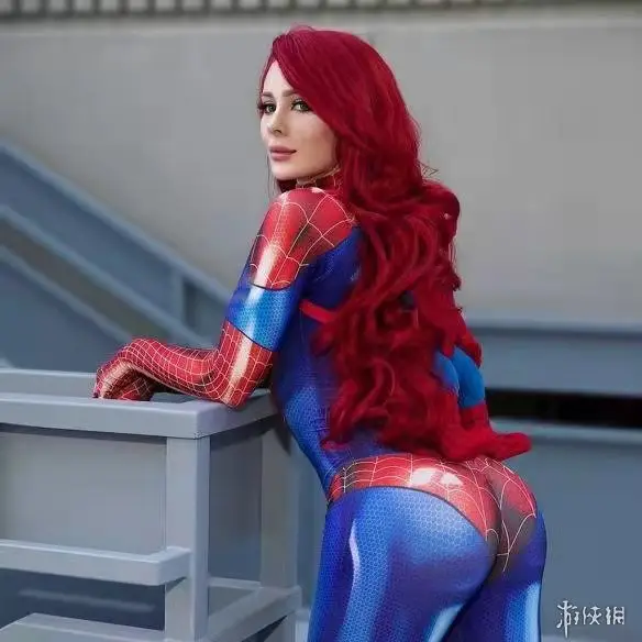 Spider-Man Black Leather Lined Suit Women Sexy - Image 4