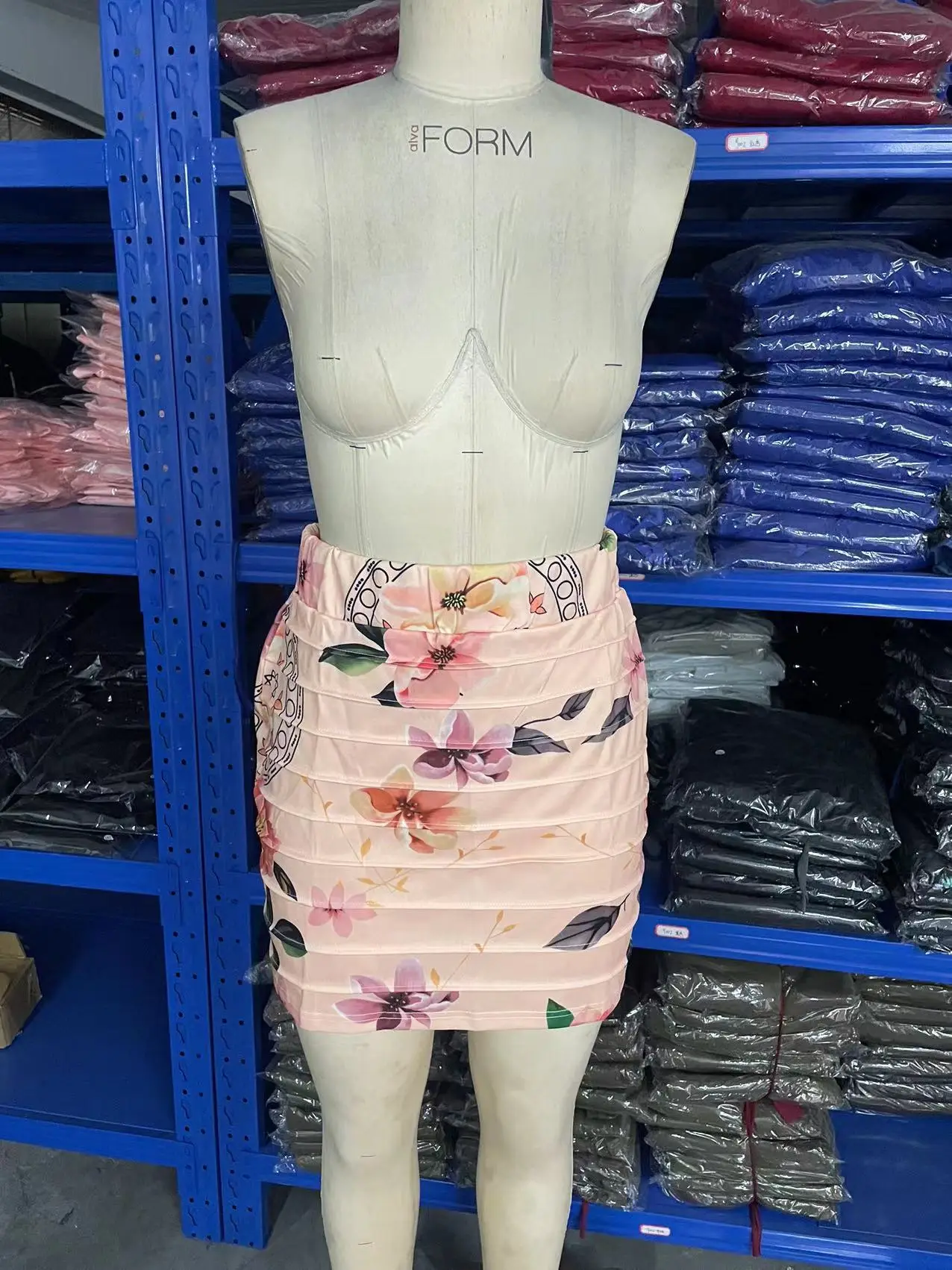 2023 Women's Yellow Floral Skirt & Top Set — feature 31