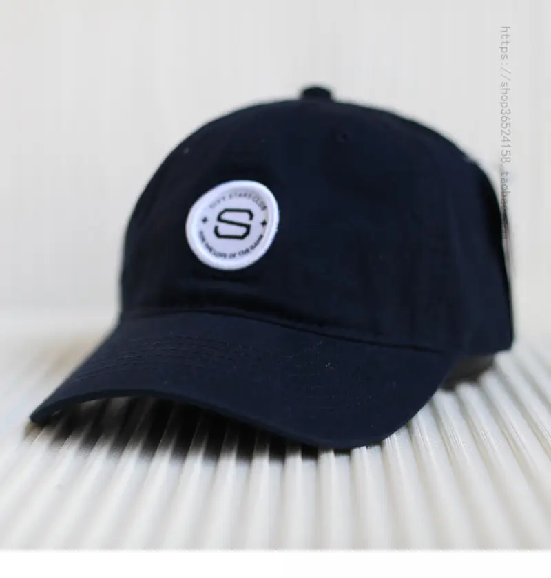 Korean-style Black Letter Cap for Women — feature 4