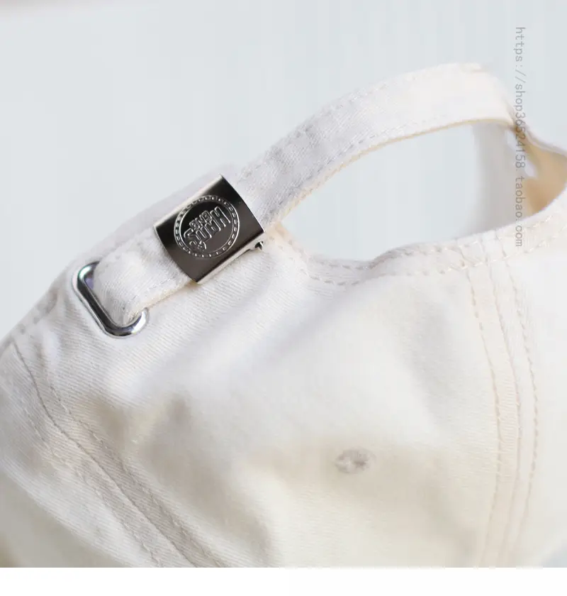Korean-style Black Letter Cap for Women — feature 9