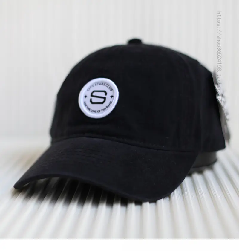 Korean-style Black Letter Cap for Women - Image 3