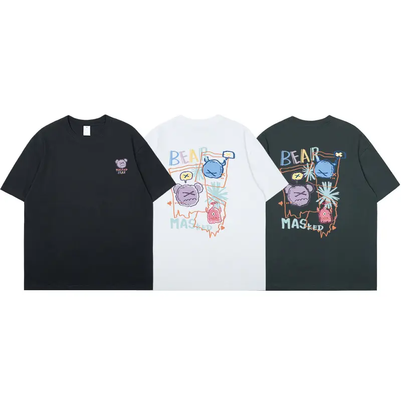 Women Cotton Short Sleeve T-Shirt Niche Print Base - Image 10