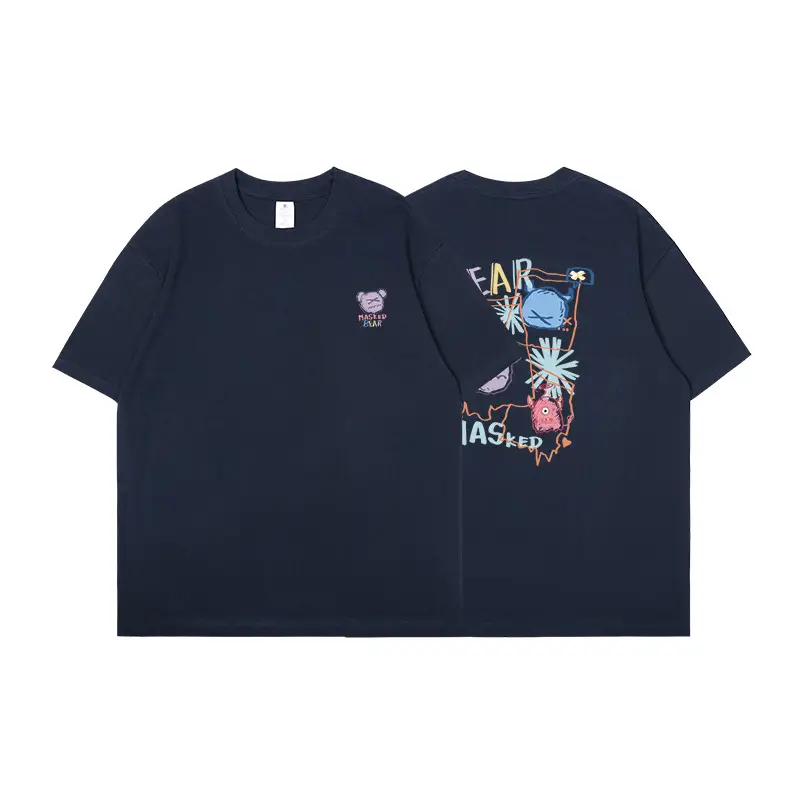 Women Cotton Short Sleeve T-Shirt Niche Print Base - Image 2