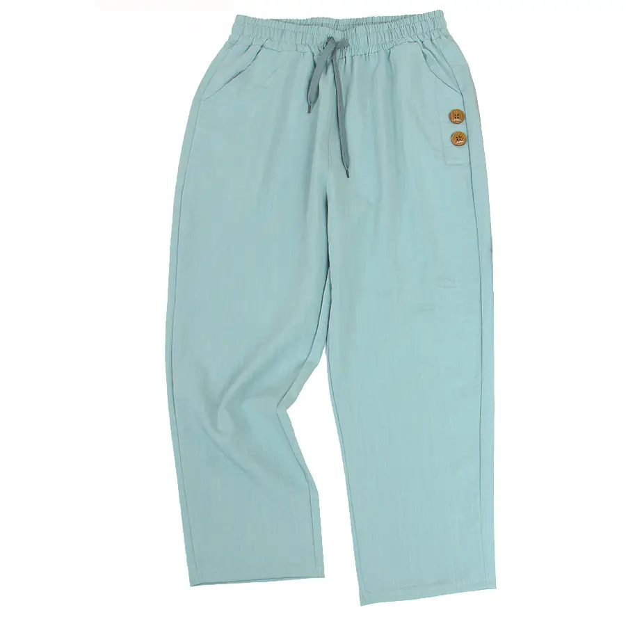 Women Cotton Linen Harem Pants Summer Loose Large