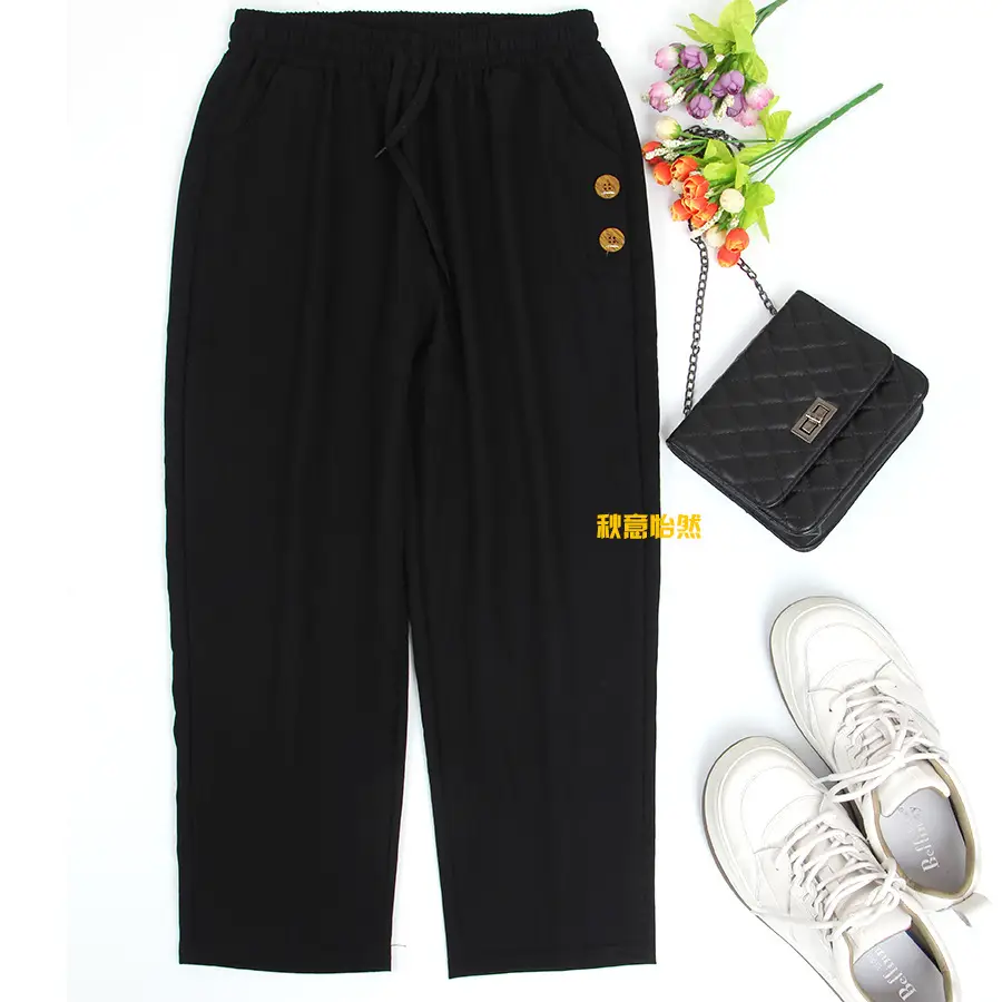 Women Cotton Linen Harem Pants Summer Loose Large
