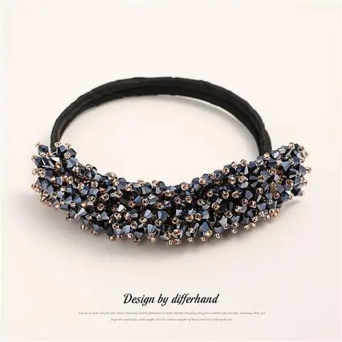 Crystal Flower Hair Coiler for Women - Image 5