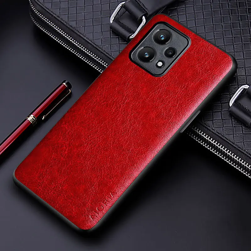 OPPO Realme 9 Pro Plus Phone Case PU Leather Pattern