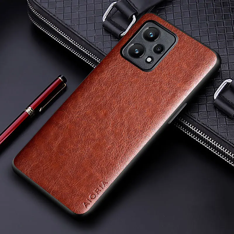 OPPO Realme 9 Pro Plus Phone Case PU Leather Pattern