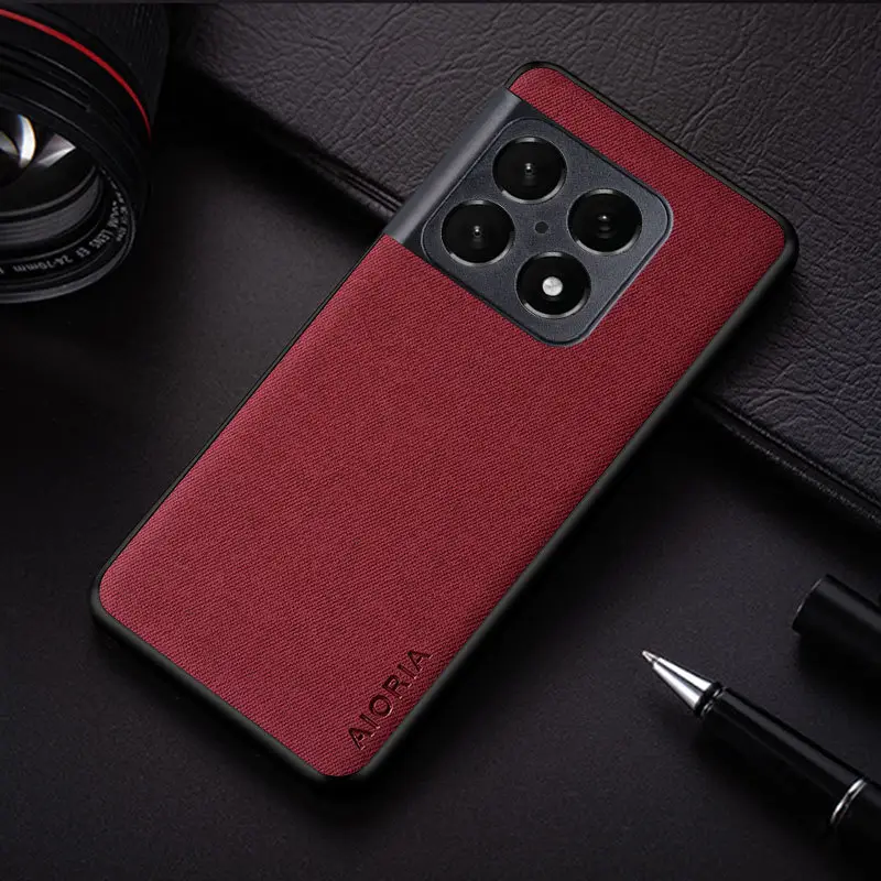 Red Fleece Phone Case for OnePlus 10 Pro