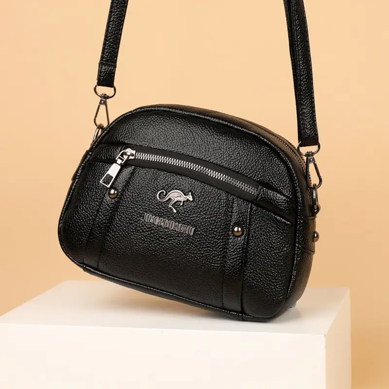 Black Korean Style Crossbody Bag for Women - Image 5