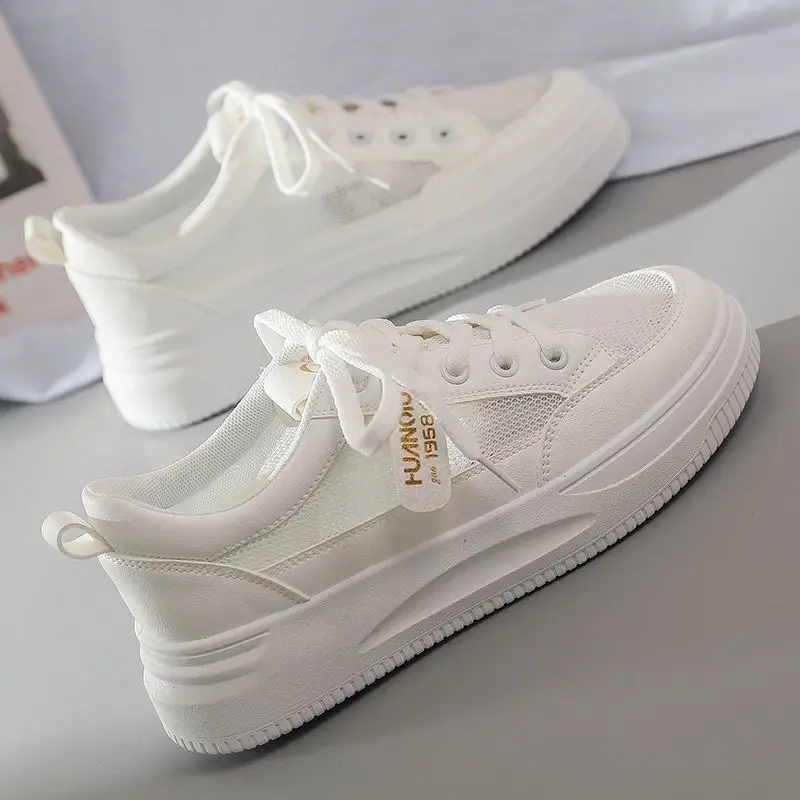 White Women's Casual Running Shoes 2023