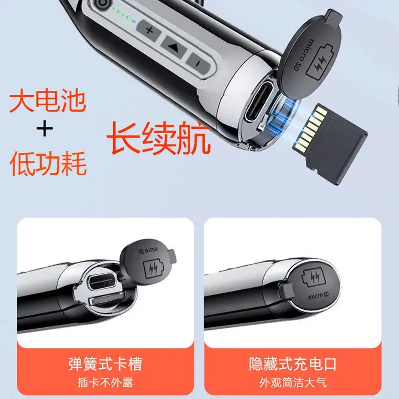 Sports Bluetooth Headset with High Battery & Neck Mount - Image 5