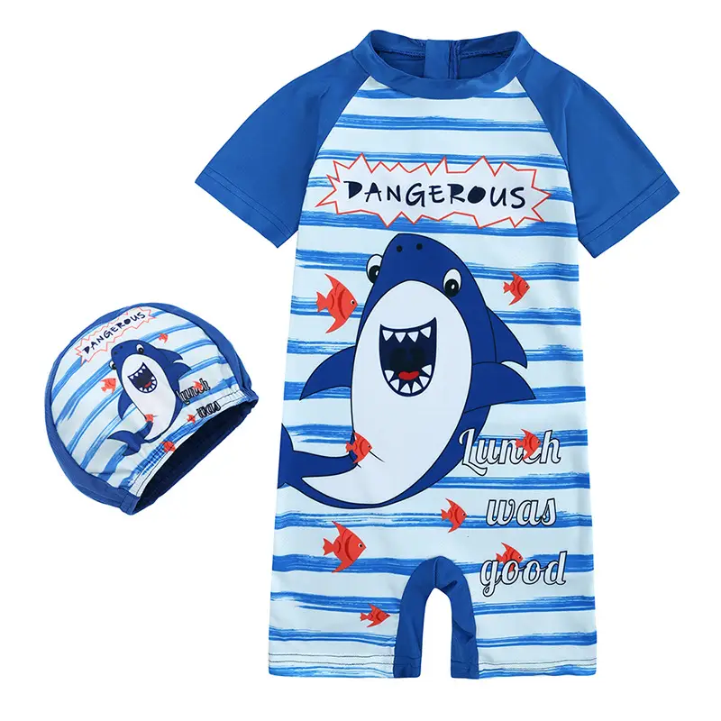2025 Green One-Piece Baby Swimsuit Large Medium Small Kidsren - Image 13