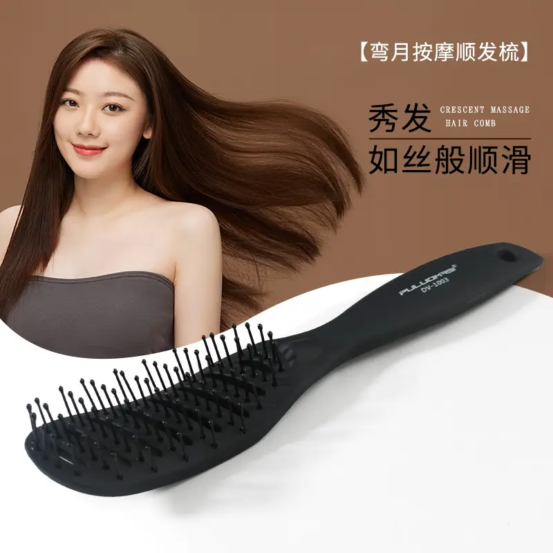 Men's Black Comb with 9 Rows Wide Teeth - Image 4