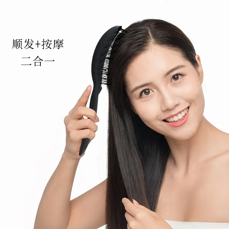 Men's Black Comb with 9 Rows Wide Teeth - Image 6