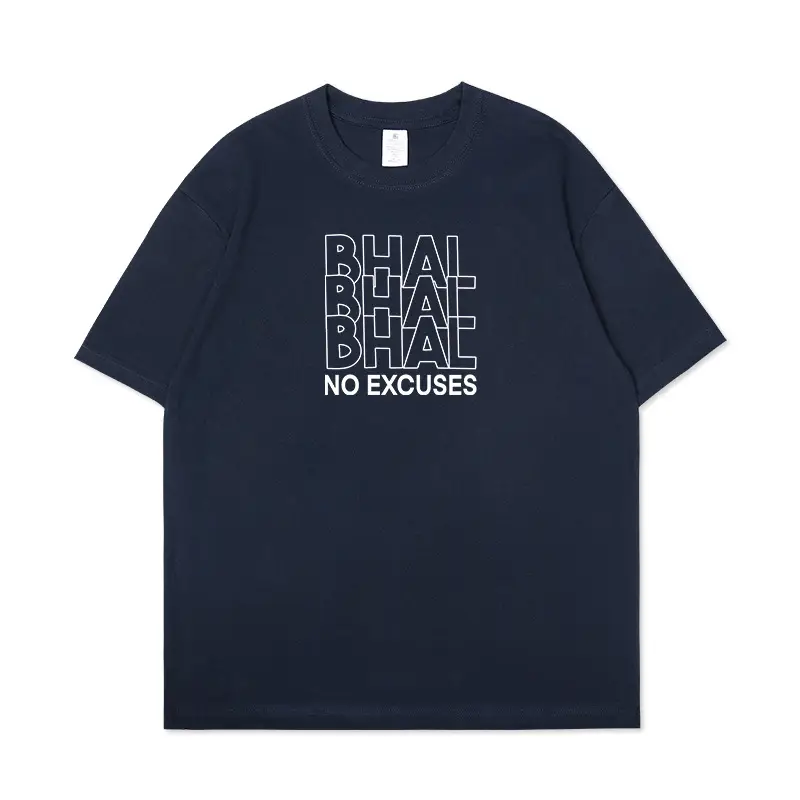 Men's Black "No Excuses" T-Shirt - Image 2