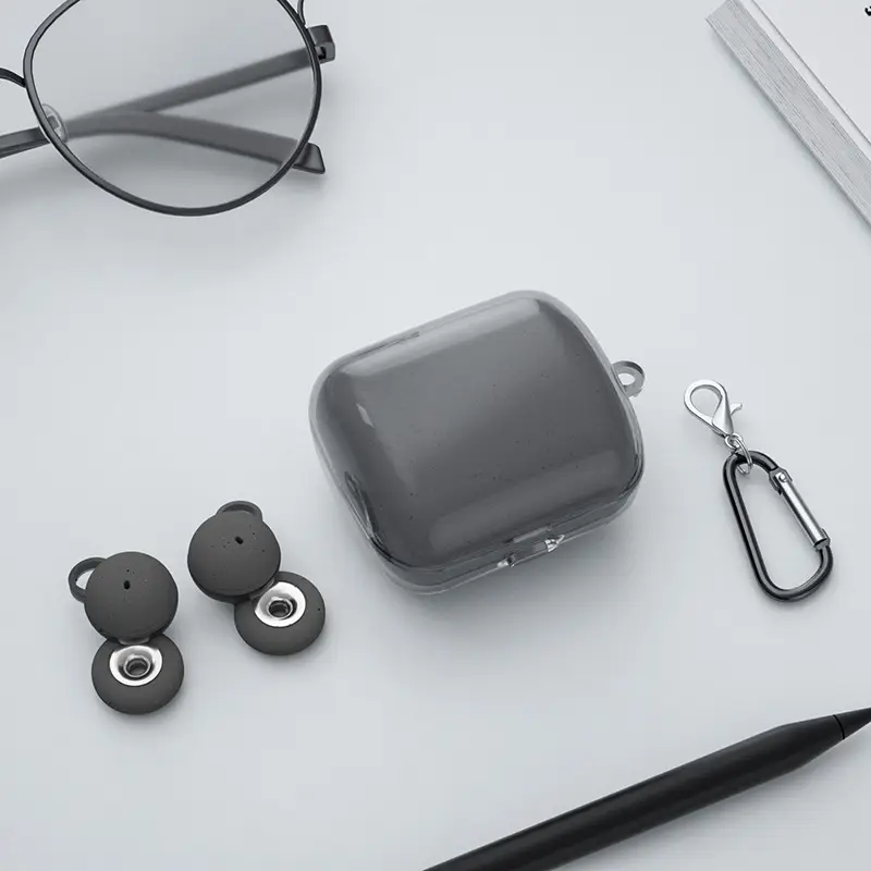 Sony LinkBuds WF-L900 White Protective Case with Keychain - Image 4
