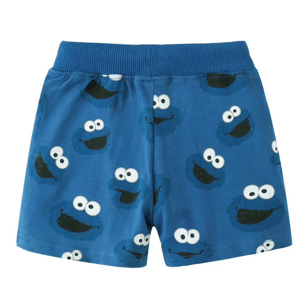 Blue Cartoon Shorts for Boys Girls Summer Casual Pants - Image 5
