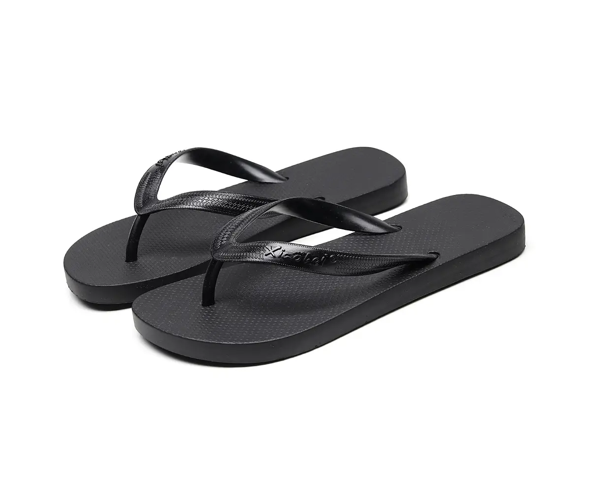 Blue PVC Women's Beach Flip Flops