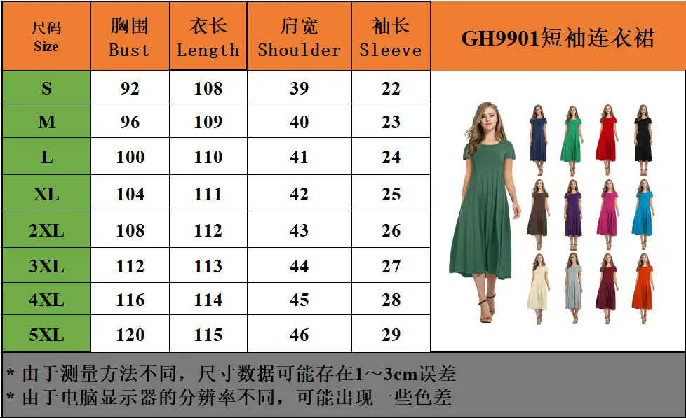 2025 Summer Women's Brown Round Neck Dress Large Hem — feature 3