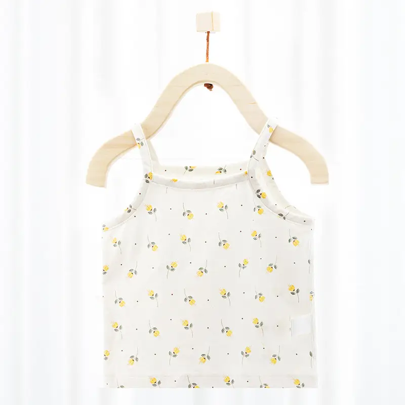 Baby Vest Summer Pure Cotton Floral T-Shirt