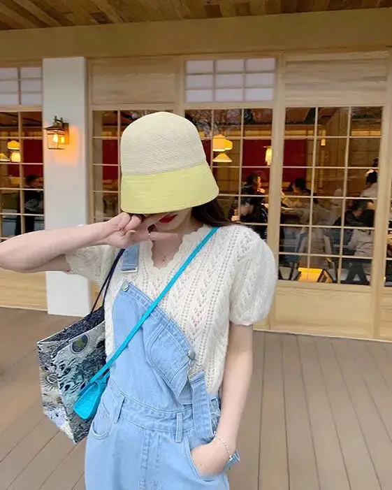 Green Knit V-Neck Top for Women Spring Summer — feature 25