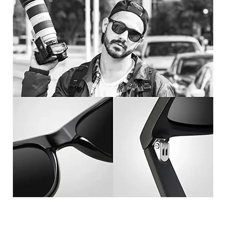 Men's Polarized UV400 Sunglasses Black Pink