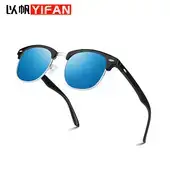 Men's Polarized UV400 Sunglasses Black Pink — feature 5