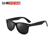 Men's Polarized UV400 Sunglasses Black Pink — feature 7