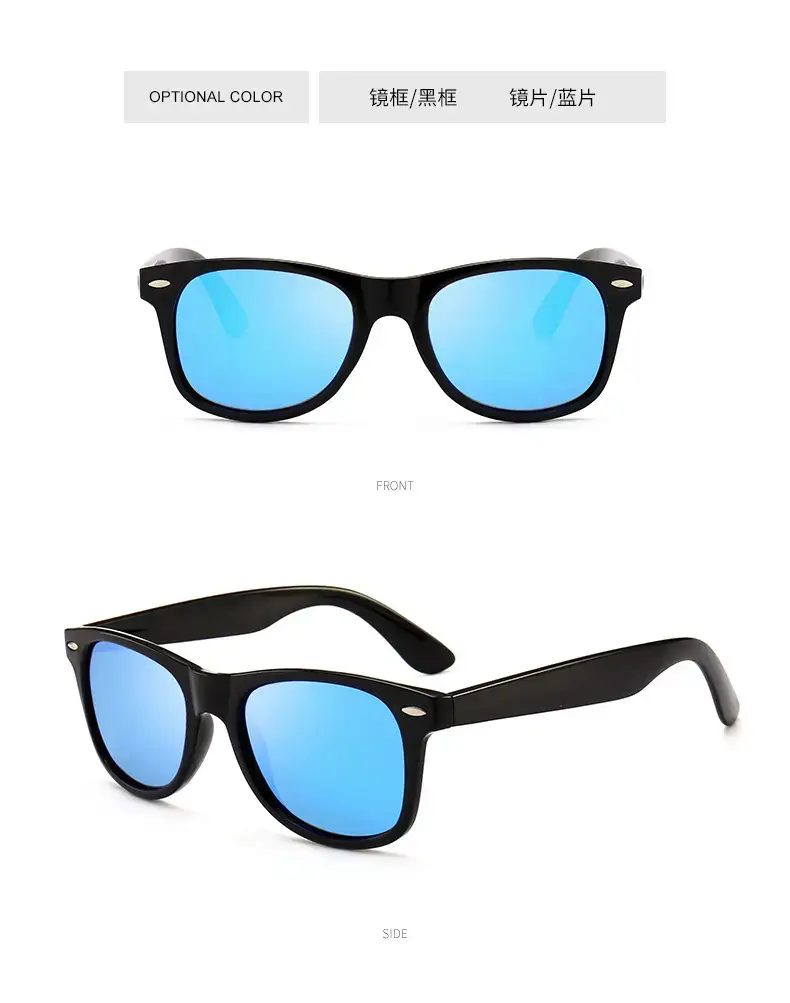 Men's Polarized UV400 Sunglasses Black Pink