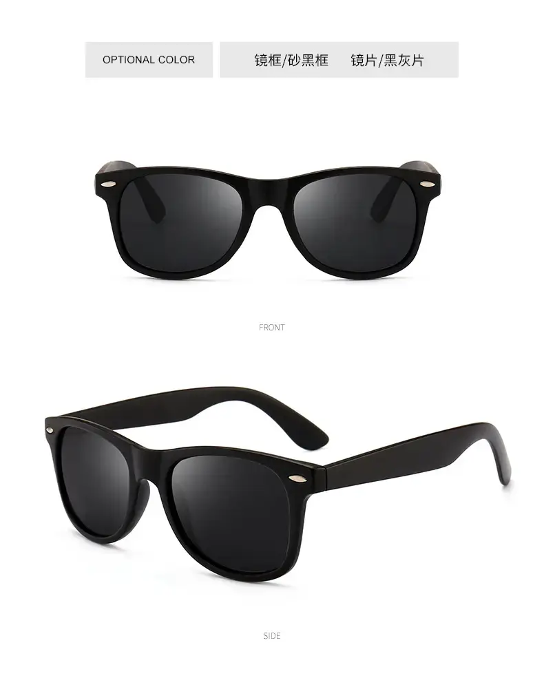 Men's Polarized UV400 Sunglasses Black Pink
