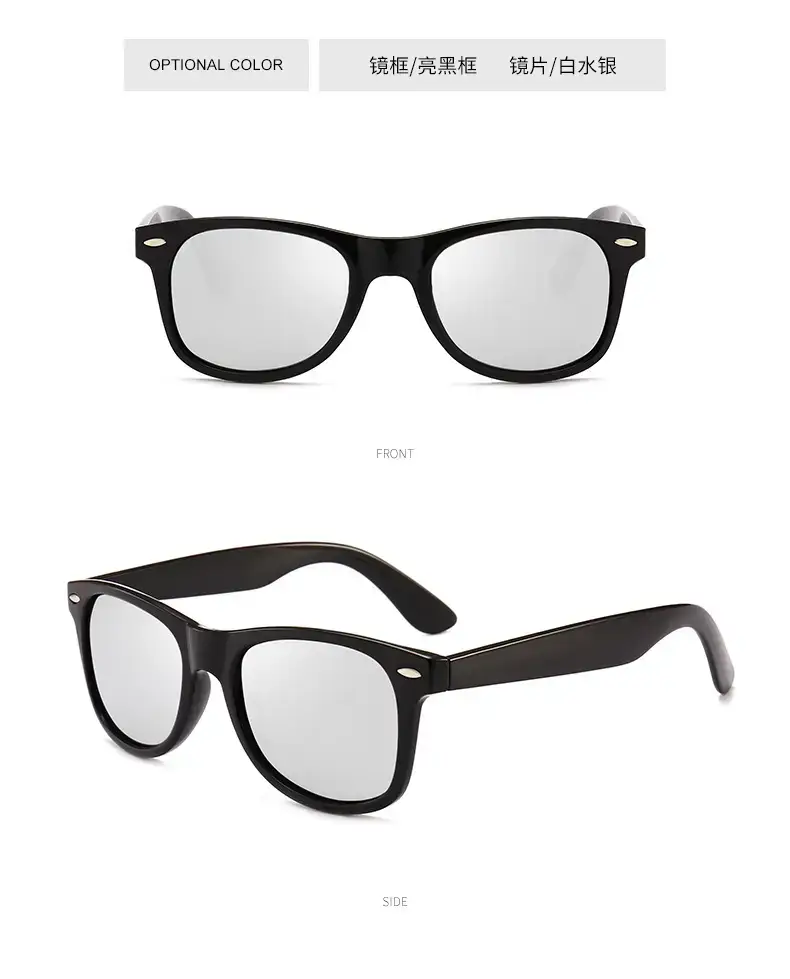 Men's Polarized UV400 Sunglasses Black Pink
