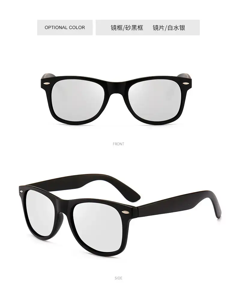 Men's Polarized UV400 Sunglasses Black Pink