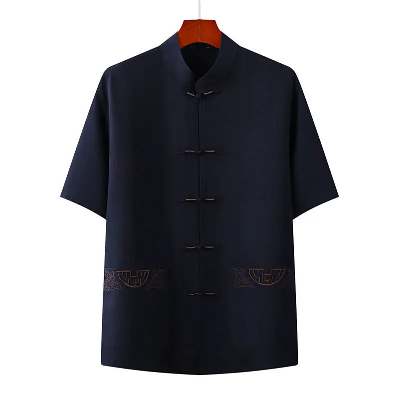 navy blue single coat]