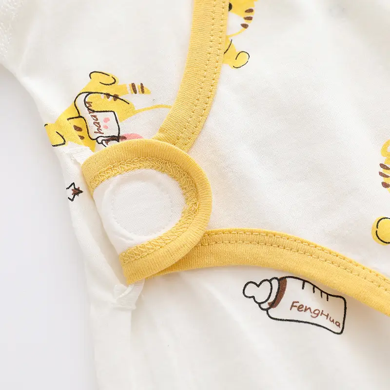 Baby Tiger Cotton Pajamas Summer Newborn