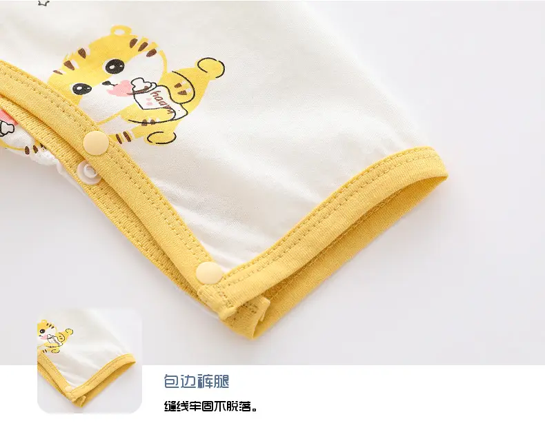 Baby Tiger Cotton Pajamas Summer Newborn — feature 14