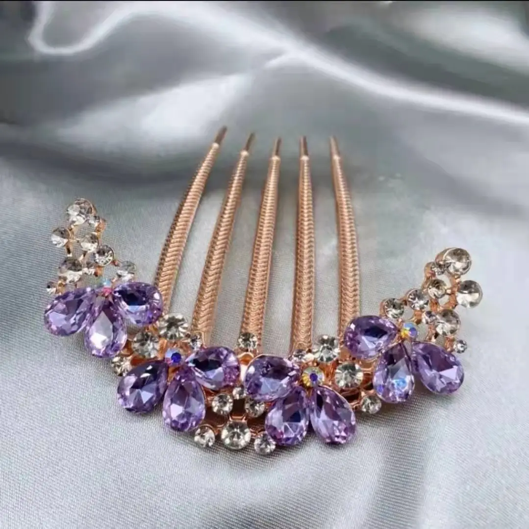 Korean Rhinestone Hair Clip for Women - Image 3