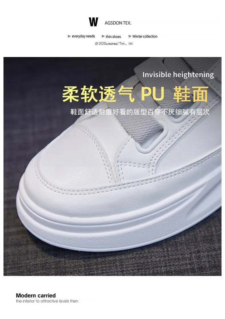 Women's White Velcro Flat Shoes 2023 Spring — feature 9