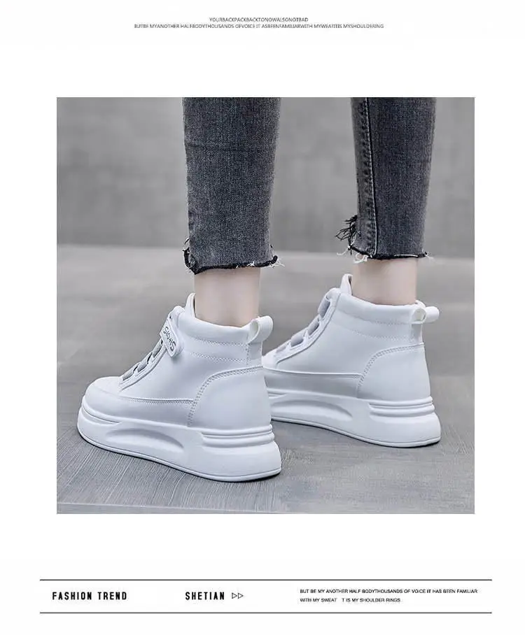 Women's White Velcro High-Tops Spring 2022 — feature 13