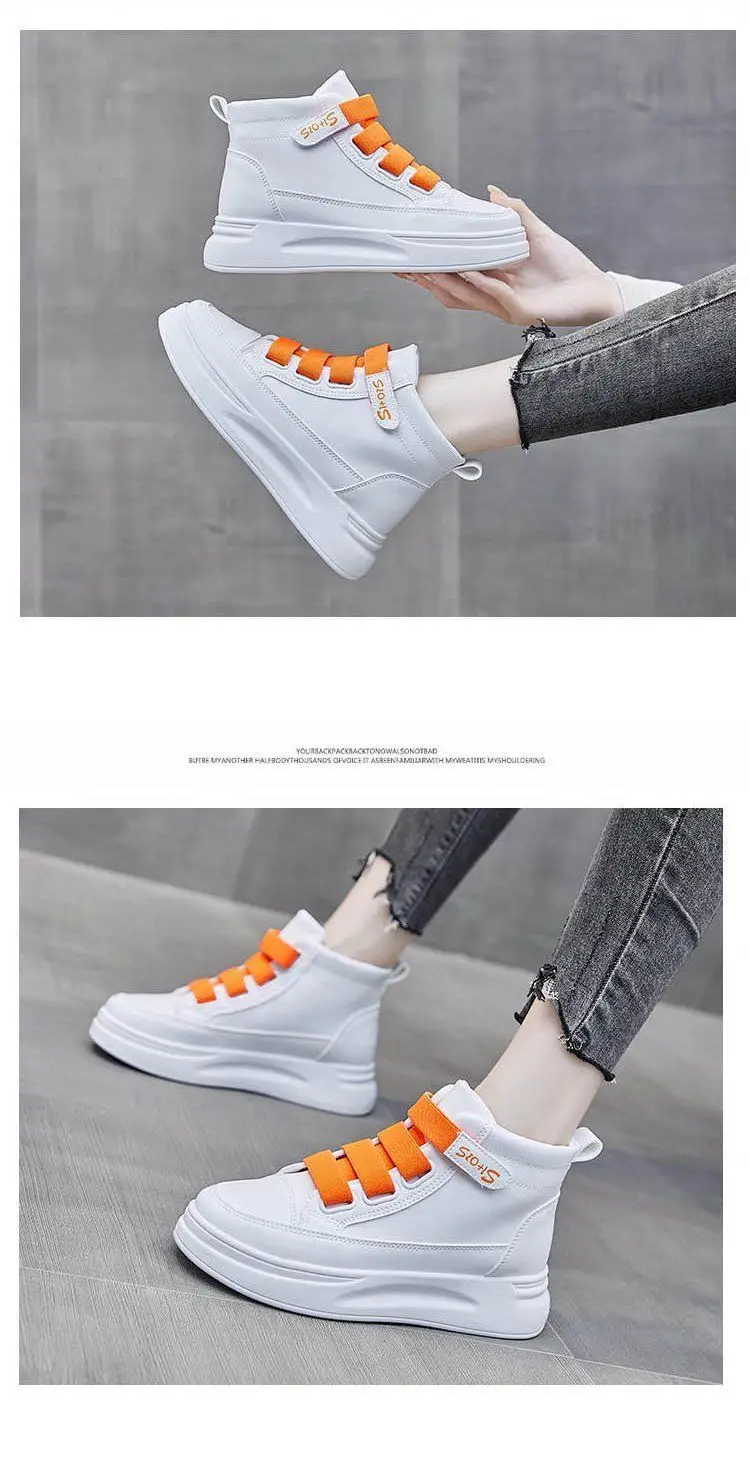 Women's White Velcro High-Tops Spring 2022 — feature 14