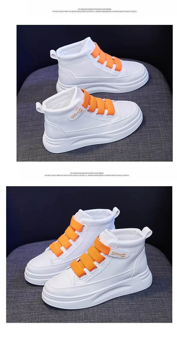 Women's White Velcro High-Tops Spring 2022 — feature 17
