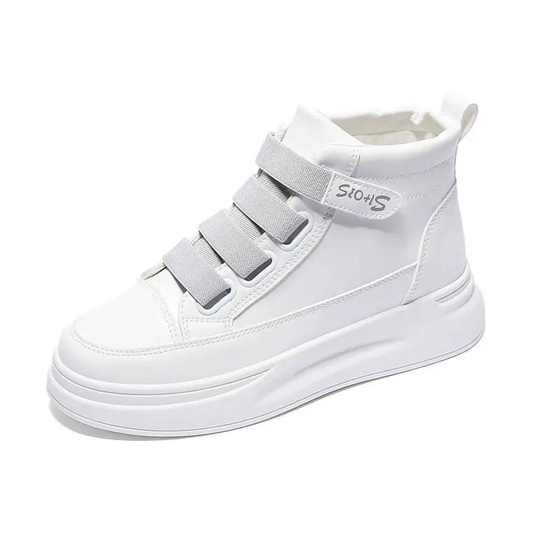 Women's White Velcro High-Tops Spring 2022 — feature 20