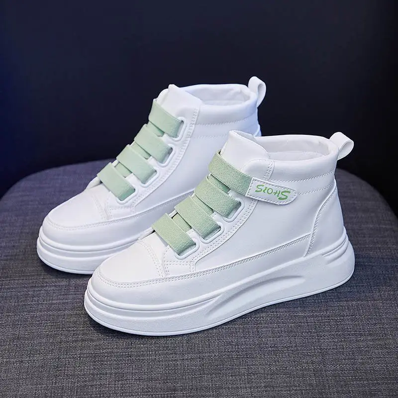 Green High-top Shoes