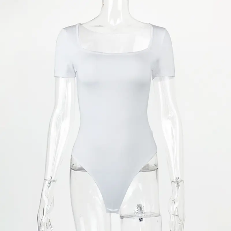 Black Crossbody Bodysuit for Women Summer Wear