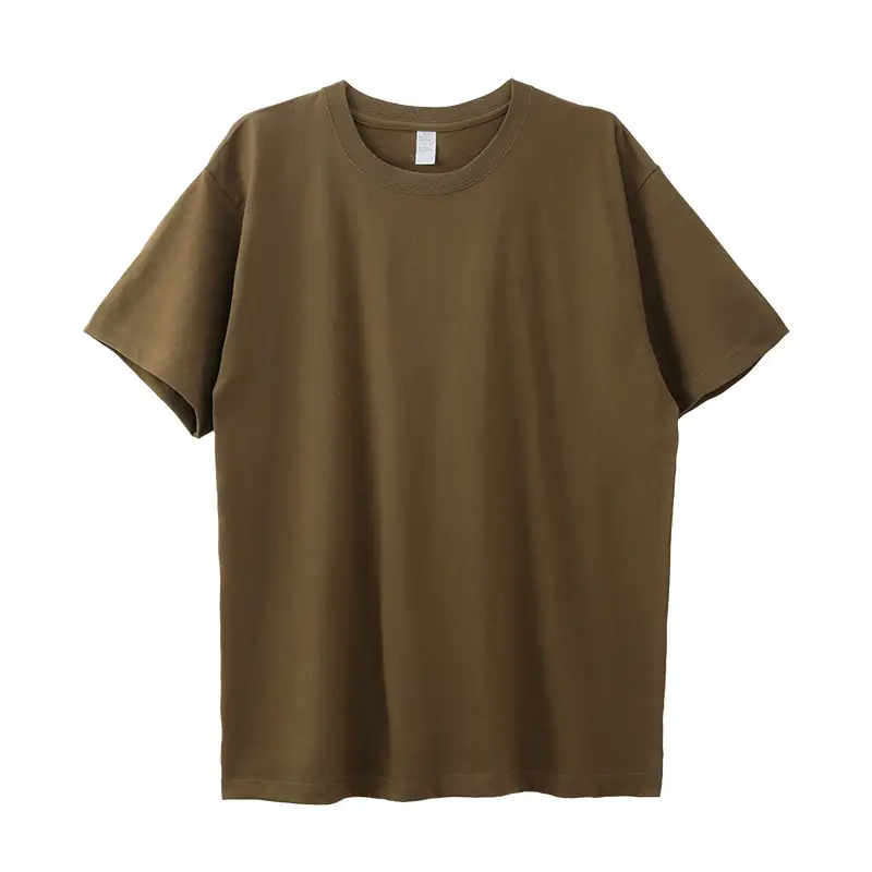 Men Green Cotton T-Shirt Medium