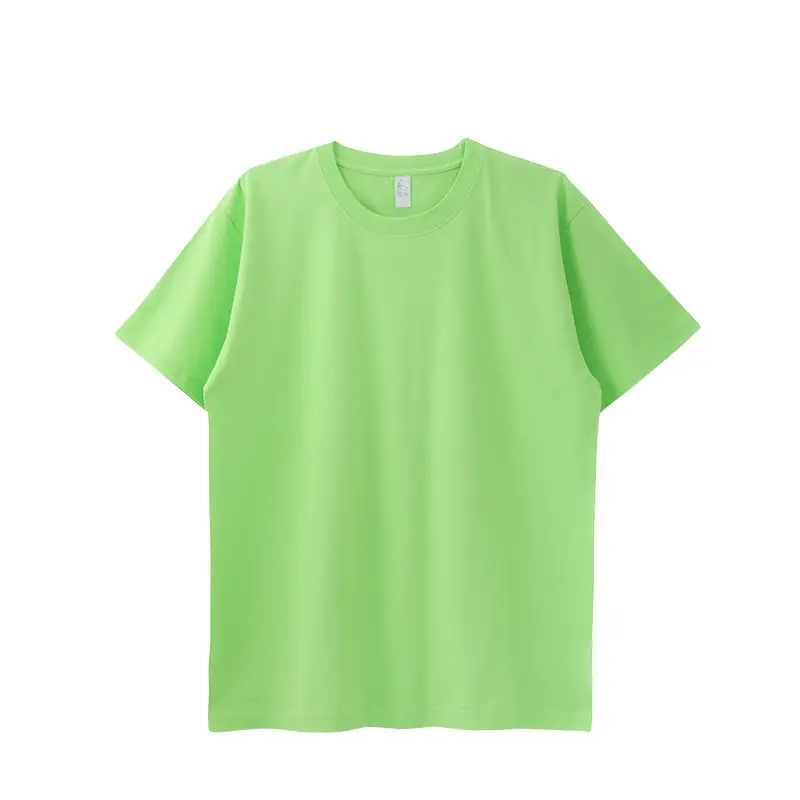 Men Green Cotton T-Shirt Medium