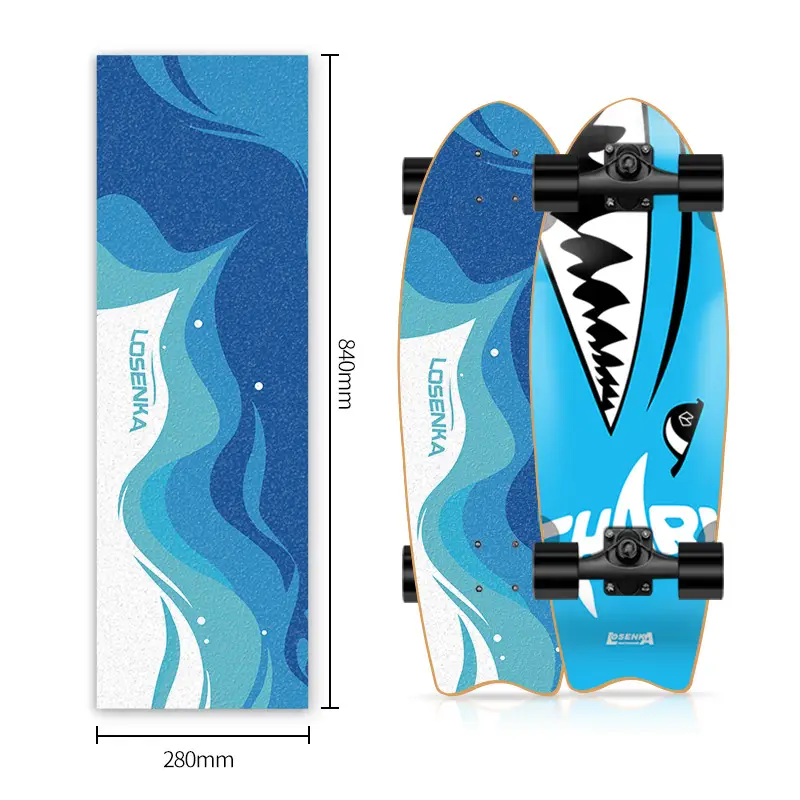 Land surfboard color sandpaper flat Flower Dance board sandpaper photo sandpaper four-wheel skateboard sandpaper - Image 21