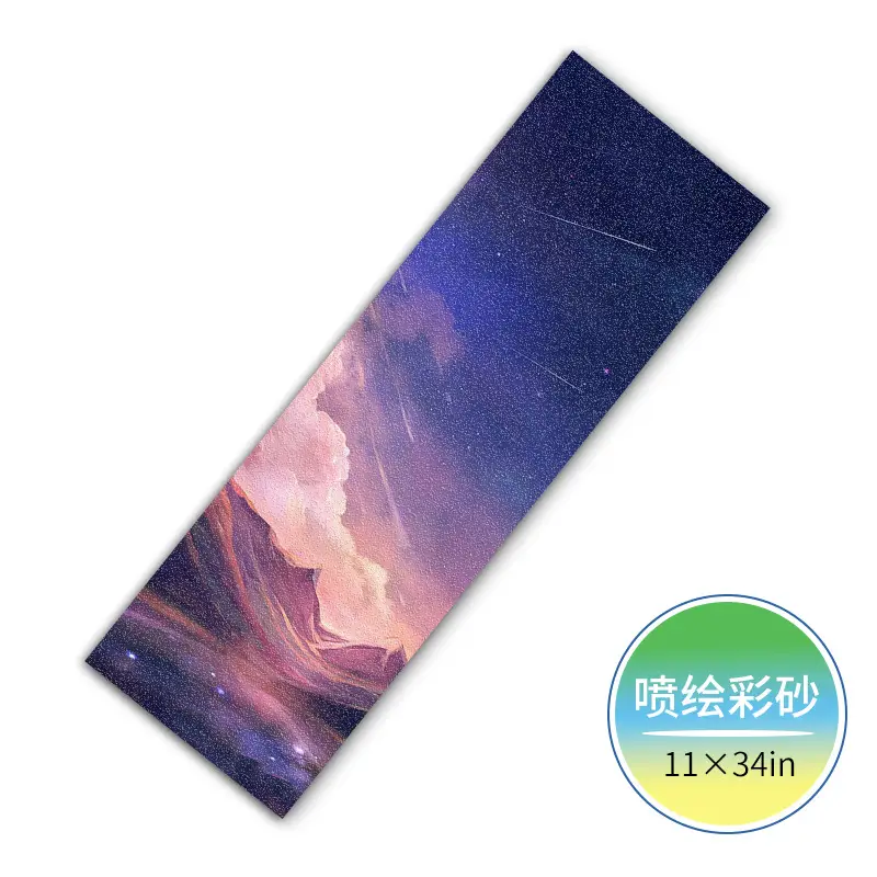 Land surfboard color sandpaper flat Flower Dance board sandpaper photo sandpaper four-wheel skateboard sandpaper - Image 11