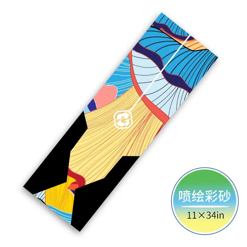 Land surfboard color sandpaper flat Flower Dance board sandpaper photo sandpaper four-wheel skateboard sandpaper - Image 15